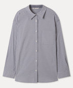 MIXXO MIXXO Shirt Overfit Check Sky Blue S