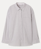 MIXXO MIXXO Shirt Overfit Check Sky Blue S