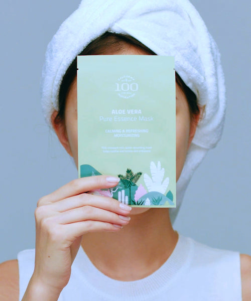 DR.ORGA DR.ORGA 100 Aloe Vera Pure Essence Mask Pack (5 sheets)