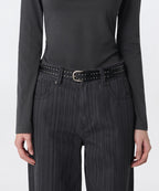 MUSINSA STANDARD WOMAN MUSINSA STANDARD WOMAN Women's Synthetic Leather Dot Stud Belt 25mm