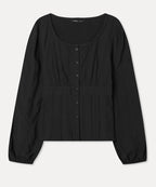 MIXXO MIXXO Shirring Cut Blouse Long Sleeve