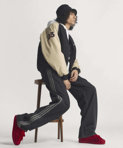 ADIDAS ADIDAS Firebird Denim Pants - Black