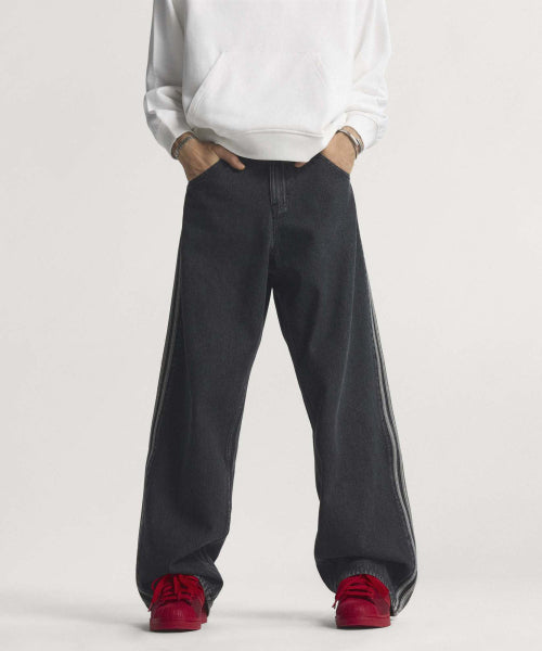ADIDAS ADIDAS Firebird Denim Pants - Black