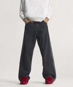 ADIDAS ADIDAS Firebird Denim Pants - Black