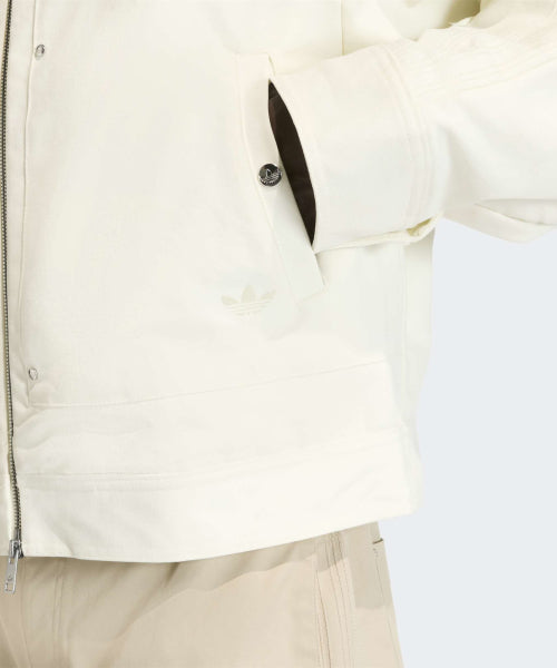 ADIDAS ADIDAS Premium Essential Bomber Jacket - Ivory