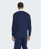 ADIDAS ADIDAS 3-Stripe Rugby Long Sleeve Polo - Night Indigo