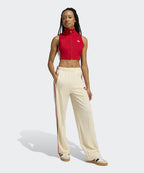 ADIDAS ADIDAS Firebird Loose Track Pants - Cream White: Red