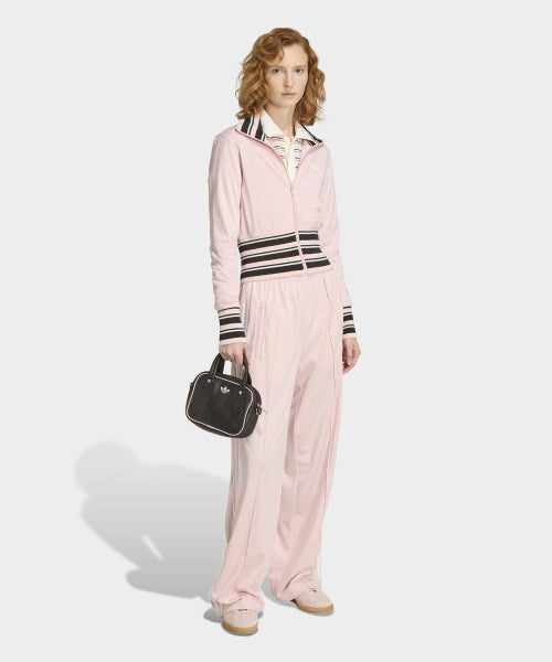 ADIDAS ADIDAS Vintage High Knit Rib Track Top - Sand Pink