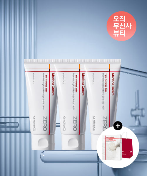 CENTELLIAN24 [Barrier Strengthening SET] 3 Madeca Cream Time Reverse Zero 80ml + 10 Derma Masks (Choose 1)