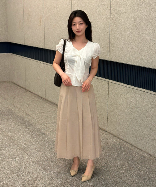 MIXXO MIXXO Cotton Long Skirt C