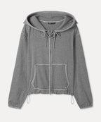 MIXXO MIXXO Hoodie Stitched Zip-Up