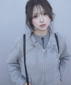 MIXXO MIXXO Hoodie Stitched Zip-Up