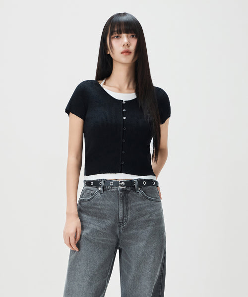 MIXXO MIXXO Cardigan Halterneck Layered