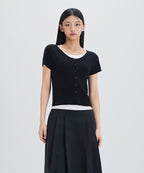 MIXXO MIXXO Cardigan Halterneck Layered
