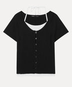 MIXXO MIXXO Cardigan Halterneck Layered