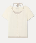 MIXXO MIXXO Cardigan Halterneck Layered