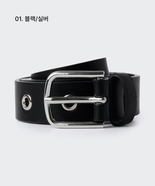 MUSINSA STANDARD WOMAN MUSINSA STANDARD WOMAN Women's Synthetic Leather Eyelet Belt 25mm