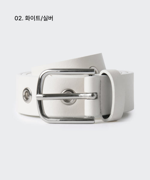 MUSINSA STANDARD WOMAN MUSINSA STANDARD WOMAN Women's Synthetic Leather Eyelet Belt 25mm