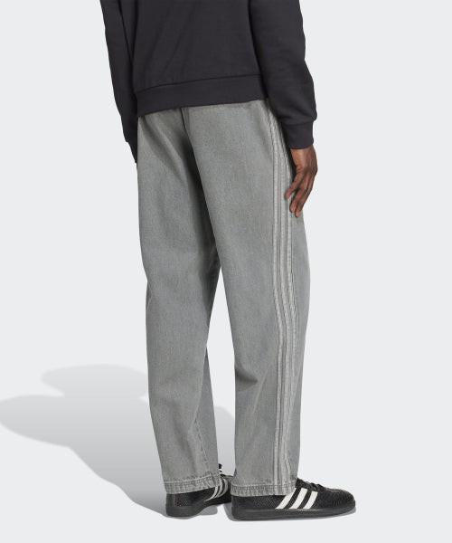 ADIDAS ADIDAS Loose Fit Denim Pants - Gray
