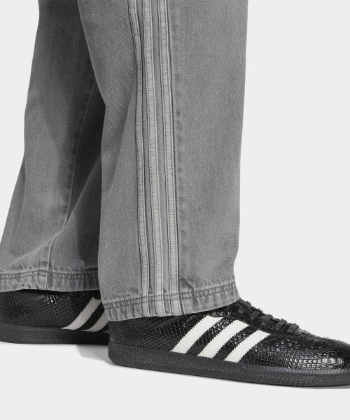 ADIDAS ADIDAS Loose Fit Denim Pants - Gray