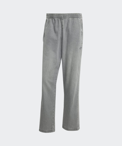 ADIDAS ADIDAS Loose Fit Denim Pants - Gray