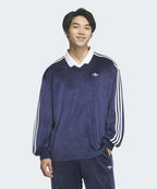 ADIDAS ADIDAS Velor Polo Long Sleeve - Night Indigo