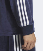 ADIDAS ADIDAS Velor Polo Long Sleeve - Night Indigo