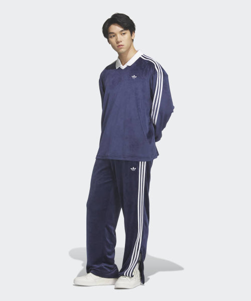 ADIDAS ADIDAS Velor Polo Long Sleeve - Night Indigo