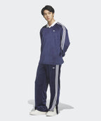 ADIDAS ADIDAS Velor Polo Long Sleeve - Night Indigo