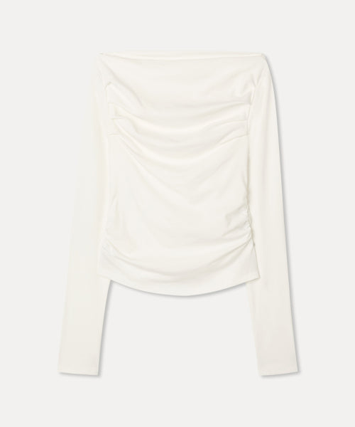 MIXXO MIXXO T-Shirt Off-shoulder Shirring
