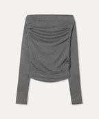 MIXXO MIXXO T-Shirt Off-shoulder Shirring
