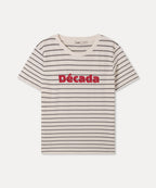 MIXXO MIXXO T-Shirt Striped Letter