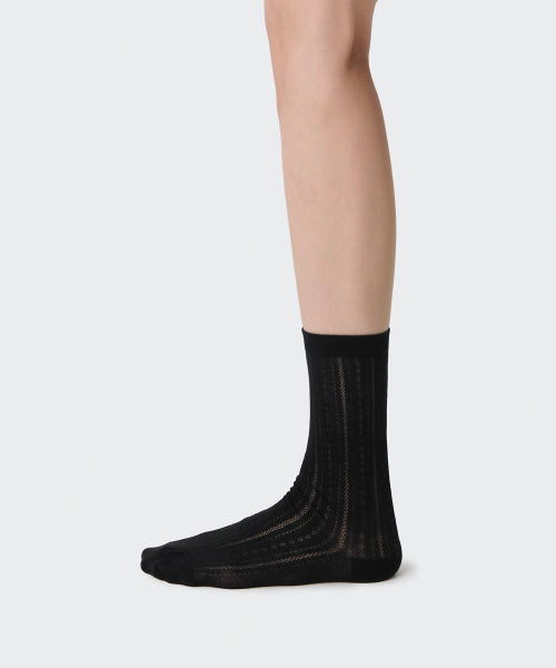 MUSINSA STANDARD WOMAN MUSINSA STANDARD WOMAN Women's Pointel Crew Socks 3 Pack