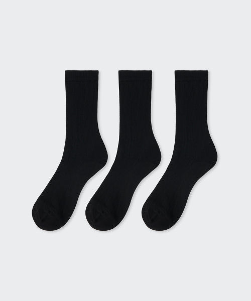 MUSINSA STANDARD WOMAN MUSINSA STANDARD WOMAN Women's Pointel Crew Socks 3 Pack