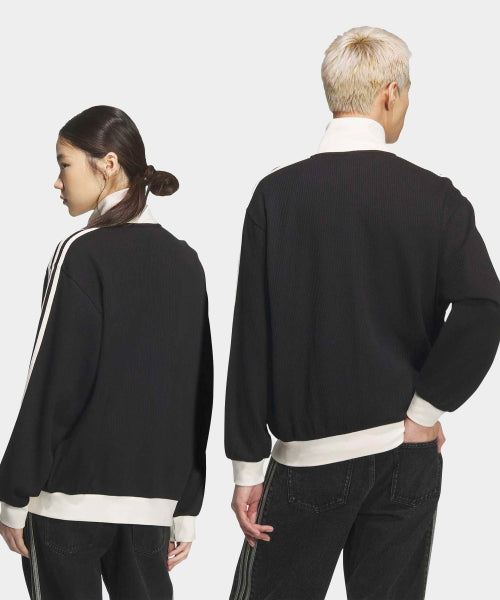 ADIDAS ADIDAS Waffle Classic Track Top - Black