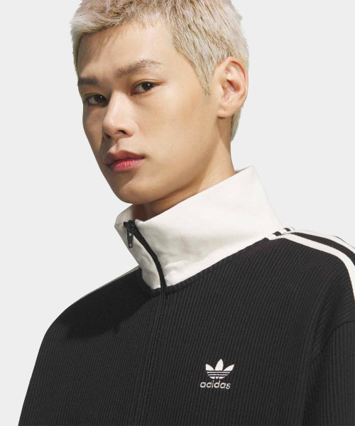 ADIDAS ADIDAS Waffle Classic Track Top - Black