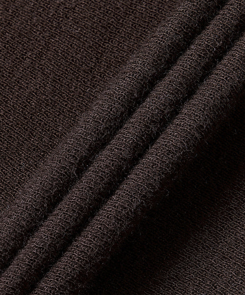 ADIDAS ADIDAS Waffle Long Sleeve Polo Tee - Dark Brown