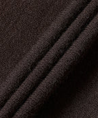 ADIDAS ADIDAS Waffle Long Sleeve Polo Tee - Dark Brown
