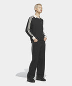 ADIDAS ADIDAS Waffle Long Sleeve Polo Tee - Black