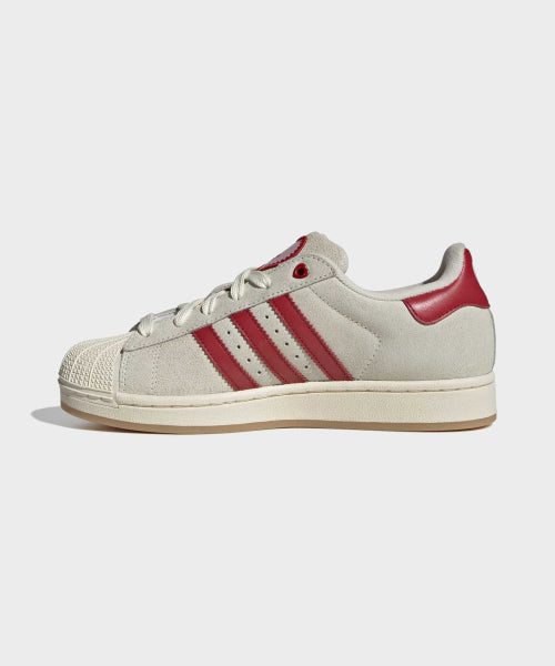 ADIDAS ADIDAS Superstar II Sneakers - Cream White: Red