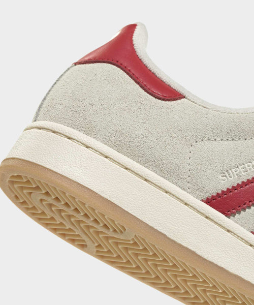 ADIDAS ADIDAS Superstar II Sneakers - Cream White: Red