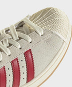 ADIDAS ADIDAS Superstar II Sneakers - Cream White: Red