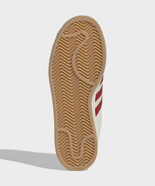ADIDAS ADIDAS Superstar II Sneakers - Cream White: Red