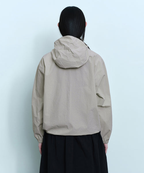 MUSINSA STANDARD WOMAN MUSINSA STANDARD WOMAN Women's Grid Check Windbreaker [Light Beige]