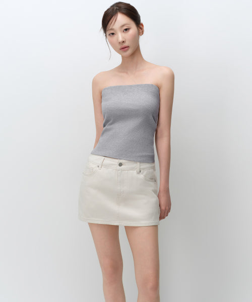 MUSINSA STANDARD WOMAN MUSINSA STANDARD WOMAN Women's Tube Bra Top Medium Gray