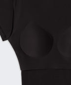 MUSINSA STANDARD WOMAN MUSINSA STANDARD WOMAN Women's Slim Crew Neck Bra T-Shirt Black