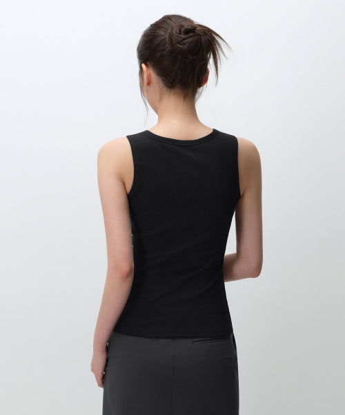 MUSINSA STANDARD WOMAN MUSINSA STANDARD WOMAN Women's Essential Bra Tank Top Black