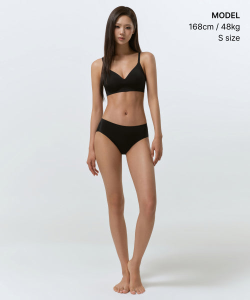 MUSINSA STANDARD WOMAN MUSINSA STANDARD WOMAN Seamless Bra Black