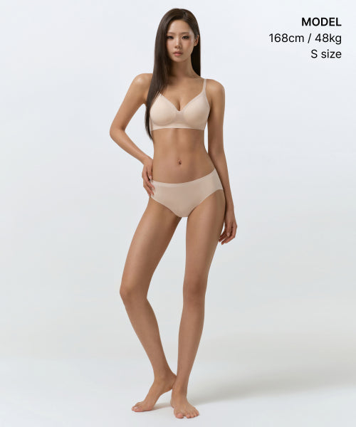 MUSINSA STANDARD WOMAN MUSINSA STANDARD WOMAN Seamless Bra Light Beige