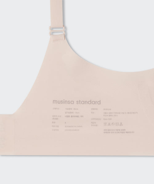 MUSINSA STANDARD WOMAN MUSINSA STANDARD WOMAN Seamless Bra Light Beige